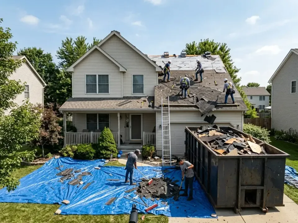 roof-replacement-debris-remova-004 — frequently asked questions, Cheapest Dumpster Rentals in Athens, IL